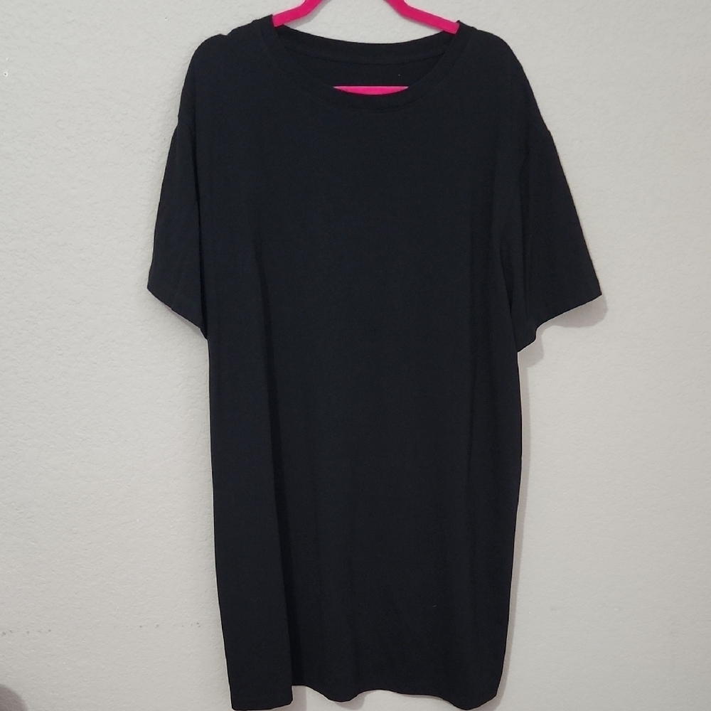 A New Day Womens Dress Black Dress 1x Tunic